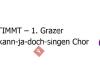 Bestimmt - 1. Grazer Ich kann ja doch singen Chor