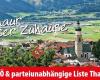 SPÖ und parteiunabhängige Liste Thaur